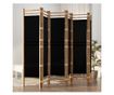 Сгъваем разделител за стая с 6 пана 240 см бамбук и плат