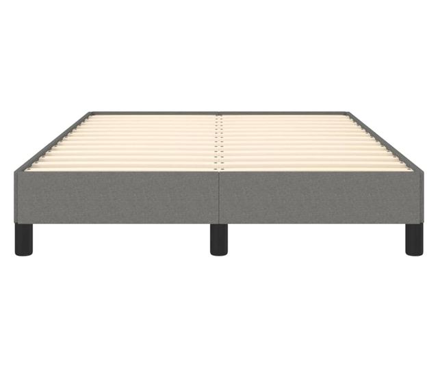 sötétszürke szövet ágykeret 120 x 190 cm