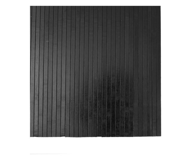 négyszögletű szürke bambusz szőnyeg 80 x 400 cm