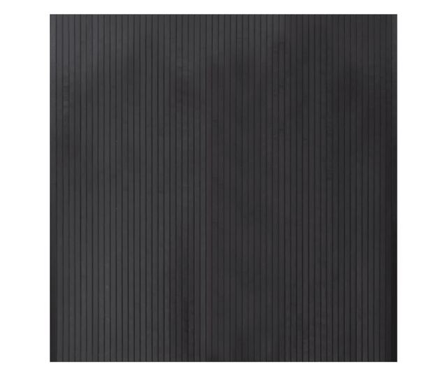 négyszögletű szürke bambusz szőnyeg 100 x 100 cm