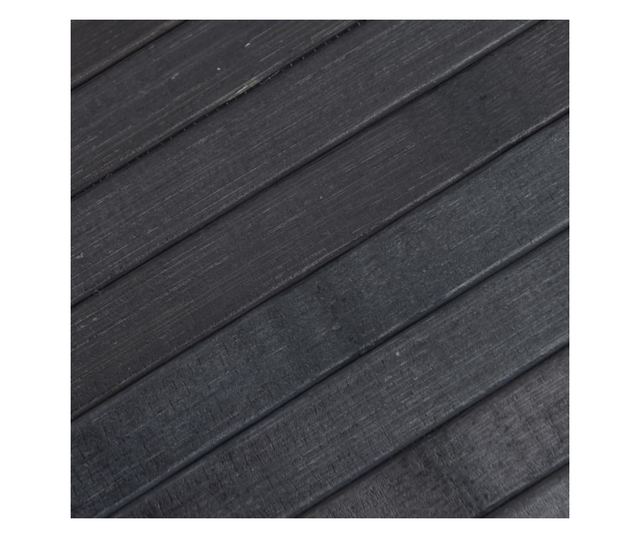 négyszögletű szürke bambusz szőnyeg 100 x 100 cm