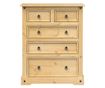 Corona tömör fenyőfa komód 92x48x114 cm