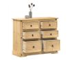 Corona tömör fenyőfa komód 110x43x91 cm