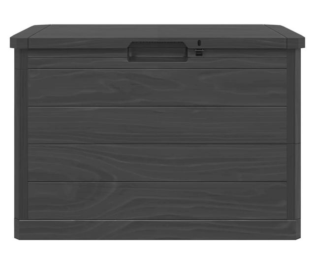 antracitszürke polipropilén kültéri párnatartó 77,5x44,5x53 cm