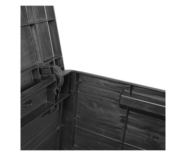 antracitszürke polipropilén kültéri párnatartó 77,5x44,5x53 cm