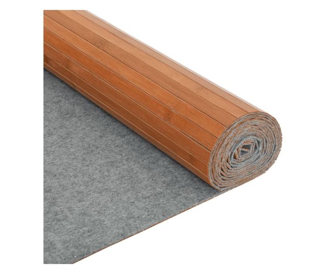 barna bambusz térelválasztó 165 x 600 cm