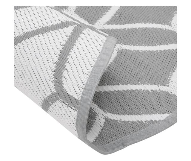 szürke polipropilén kültéri szőnyeg Ø160 cm