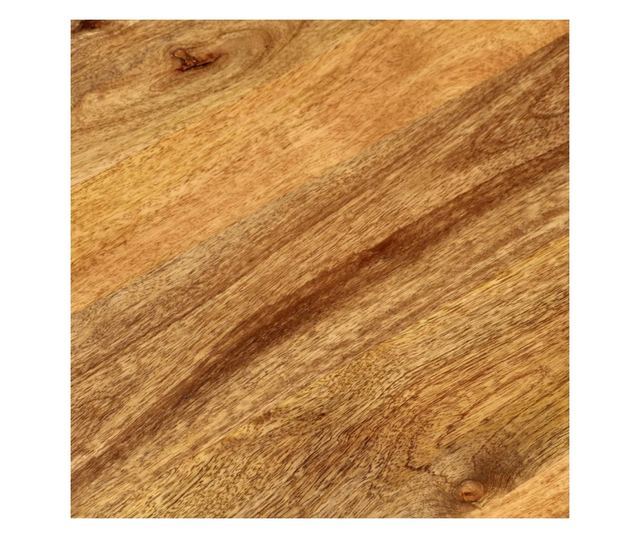 tömör mangófa ovális asztallap 100 x 40 x 2,5 cm