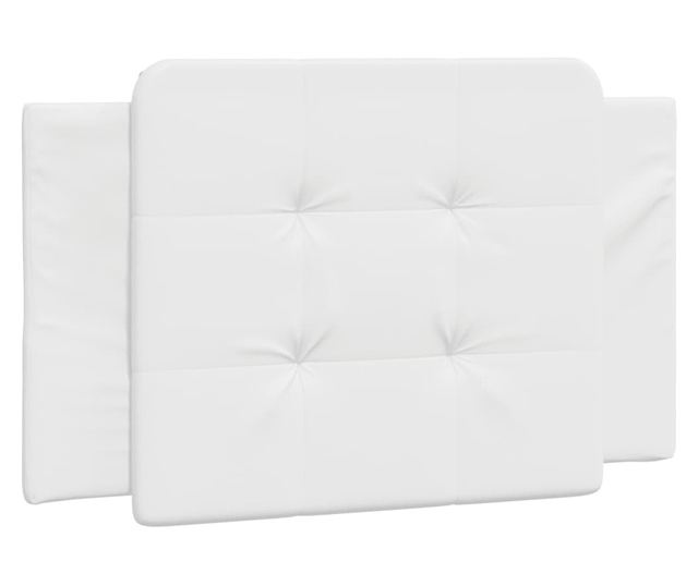 Легло с матрак, бяло, 80x200 см, изкуствена кожа