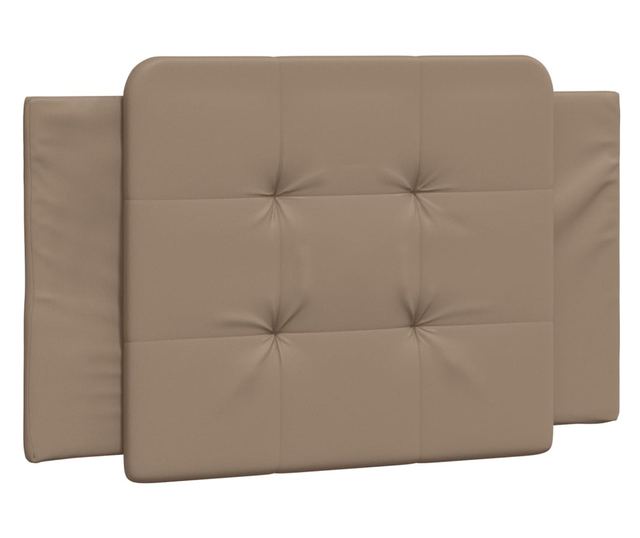 Легло с матрак, капучино, 90x200 см, изкуствена кожа