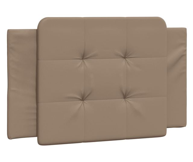 Легло с матрак, капучино, 100x200 см, изкуствена кожа