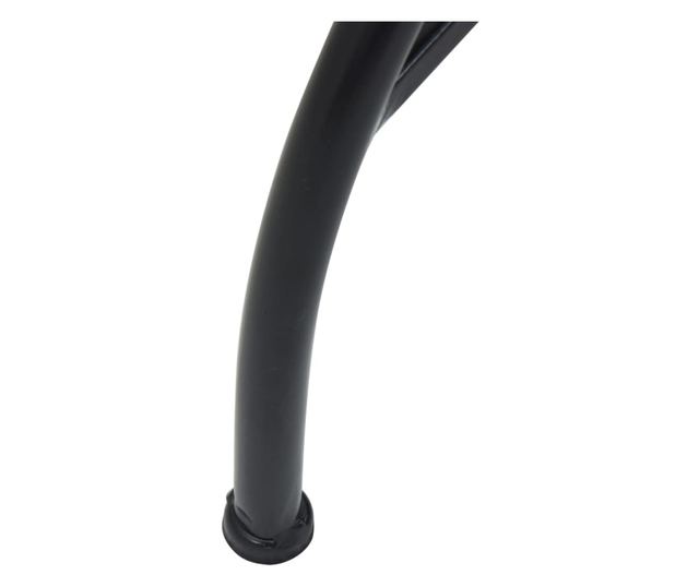 terrakotta/fehér kerámia mozaikmintás bisztróasztal Ø50x70 cm