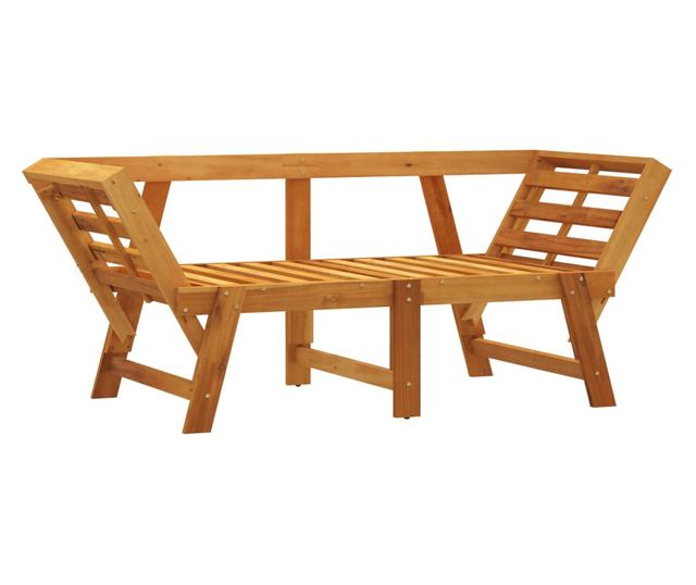 2 az 1-ben tömör akácfa kerti pad párnákkal