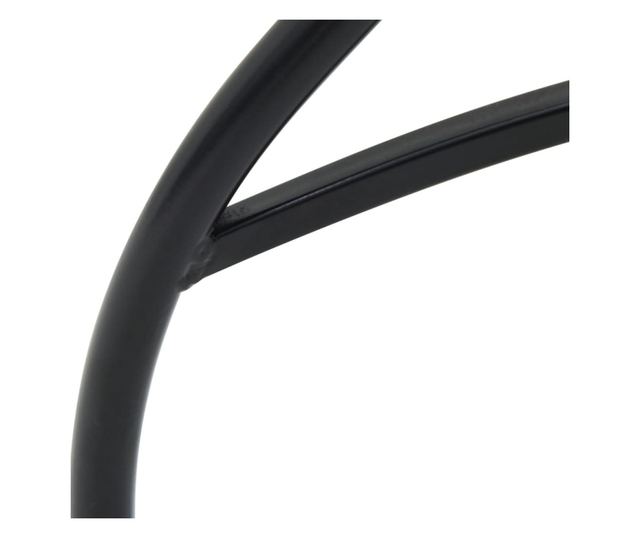 fekete és fehér kerámia mozaikmintás bisztróasztal Ø50 x 70 cm