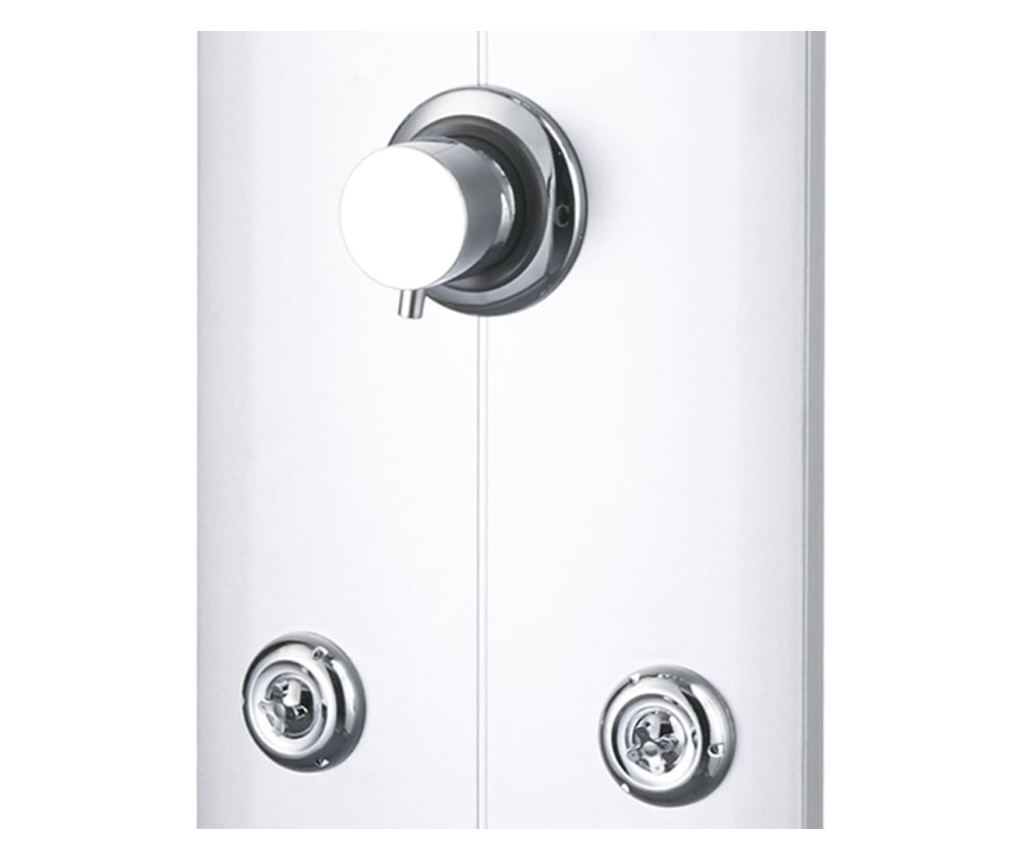 Душ панел, сребрист, 25x43x110 см - 8