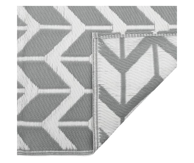 fekete polipropilén kültéri szőnyeg 80 x 150 cm