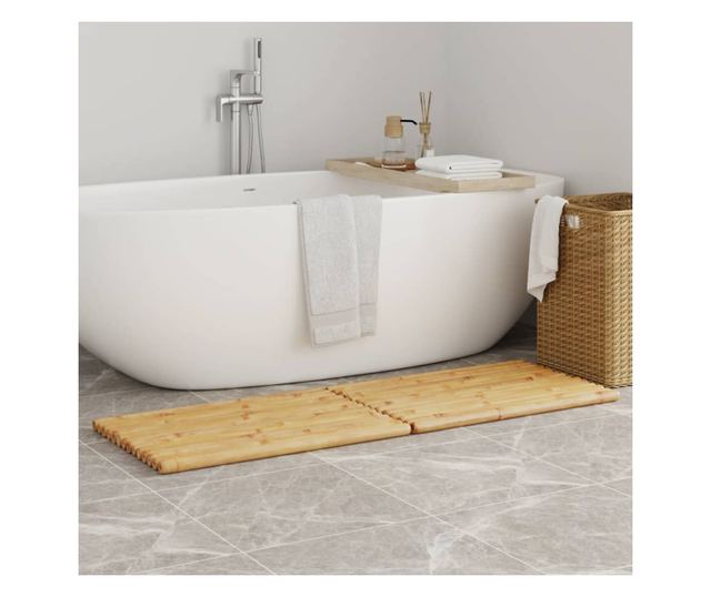 2 db bambusz fürdőszőnyeg 70 x 50 cm