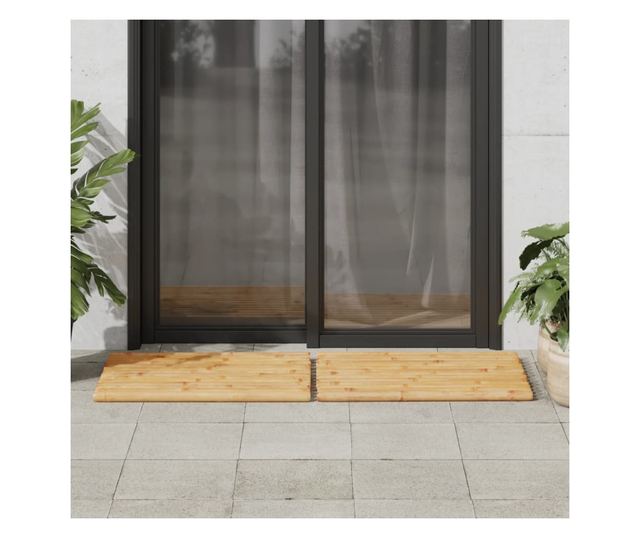 2 db bambusz fürdőszőnyeg 70 x 50 cm