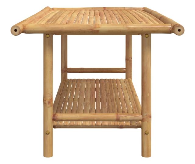 bambusz dohányzóasztal 110x55x45 cm