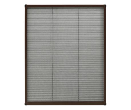 Zaslon protiv insekata za prozore aluminijski smeđi 60 x 80 cm