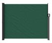 sötétzöld behúzható oldalsó napellenző 170 x 300 cm