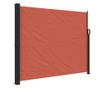 terrakotta behúzható oldalsó napellenző 160 x 500 cm
