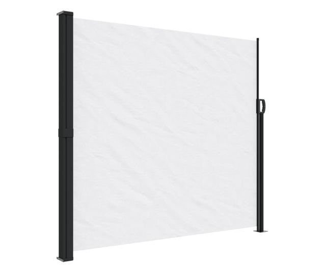 fehér behúzható oldalsó napellenző 180 x 600 cm