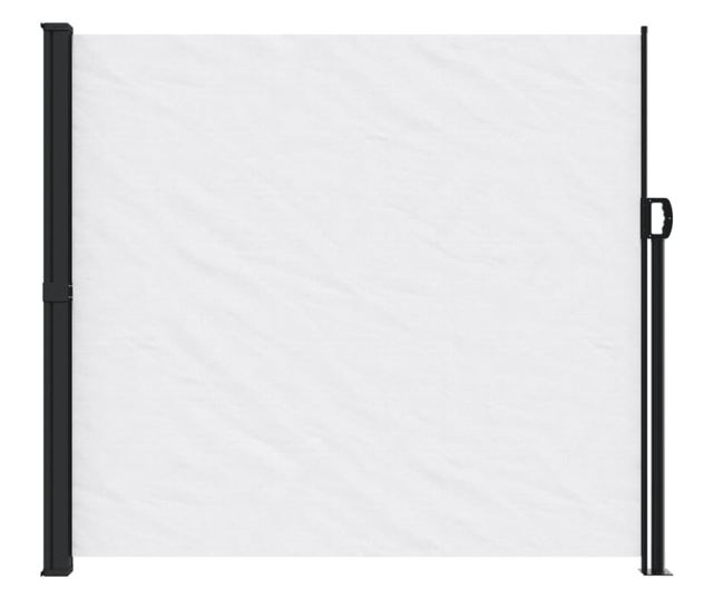 fehér behúzható oldalsó napellenző 180 x 600 cm
