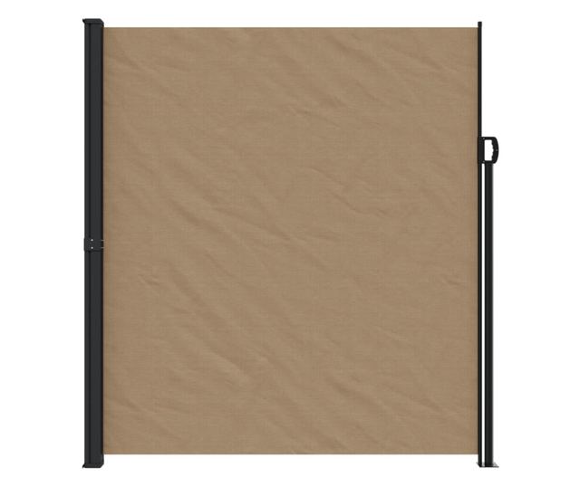 tópszínű behúzható oldalsó napellenző 220 x 600 cm