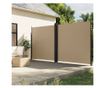 bézs behúzható oldalsó napellenző 220 x 1000 cm