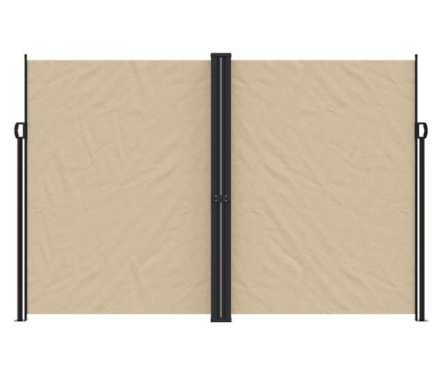 bézs behúzható oldalsó napellenző 220 x 1000 cm