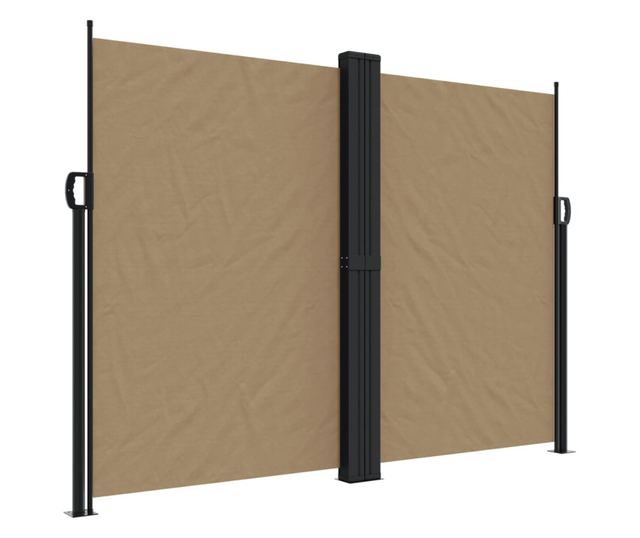 tópszínű behúzható oldalsó napellenző 180 x 1200 cm