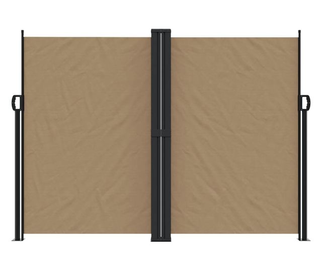 tópszínű behúzható oldalsó napellenző 180 x 1200 cm