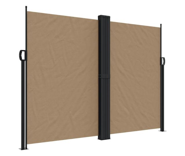 tópszínű behúzható oldalsó napellenző 180 x 1000 cm