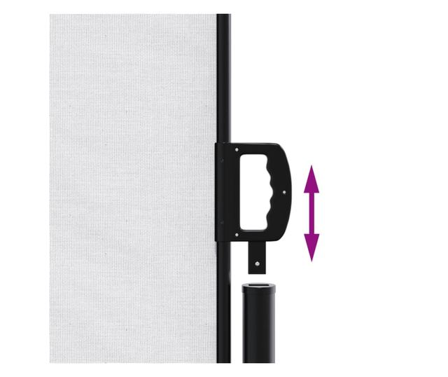 fehér behúzható oldalsó napellenző 180 x 600 cm