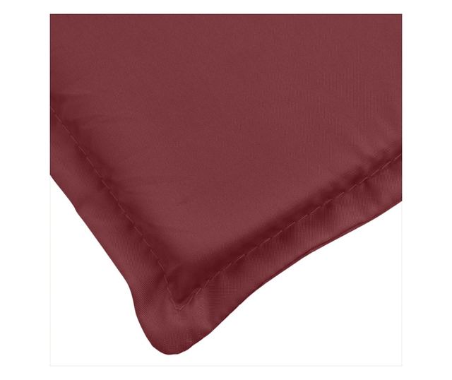 melange bordó szövet kerti padpárna 150 x 50 x 7 cm