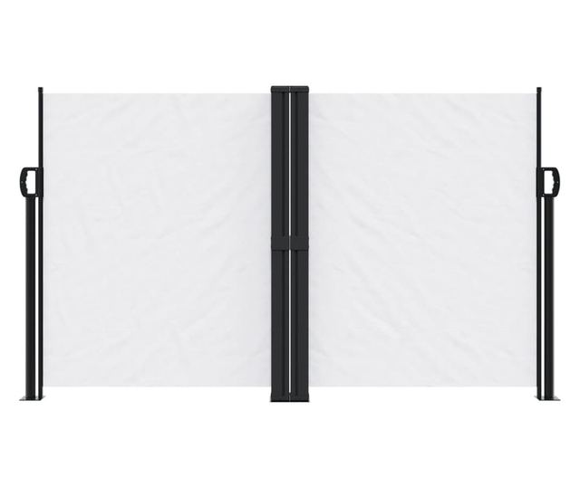 fehér behúzható oldalsó napellenző 140 x 1000 cm