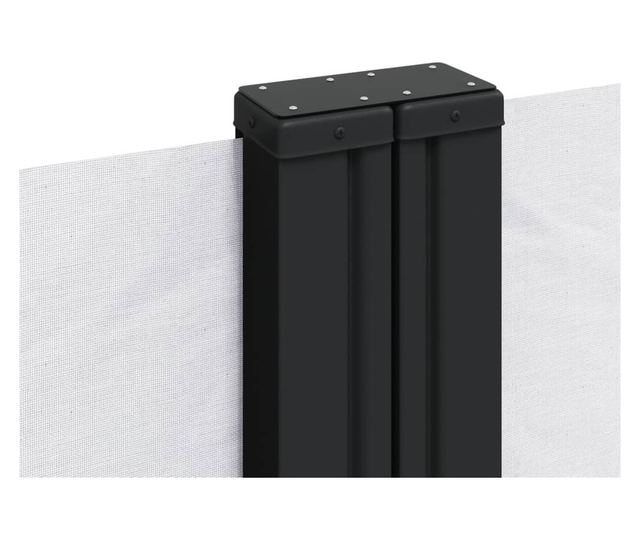 fehér behúzható oldalsó napellenző 140 x 1000 cm