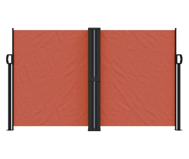 terrakotta behúzható oldalsó napellenző 140 x 1000 cm