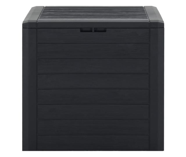 Градинска кутия за съхранение 58,5x46x55 см, полипропилен, антрацит