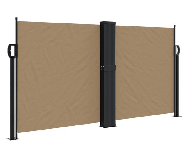 tópszínű behúzható oldalsó napellenző 120 x 1000 cm