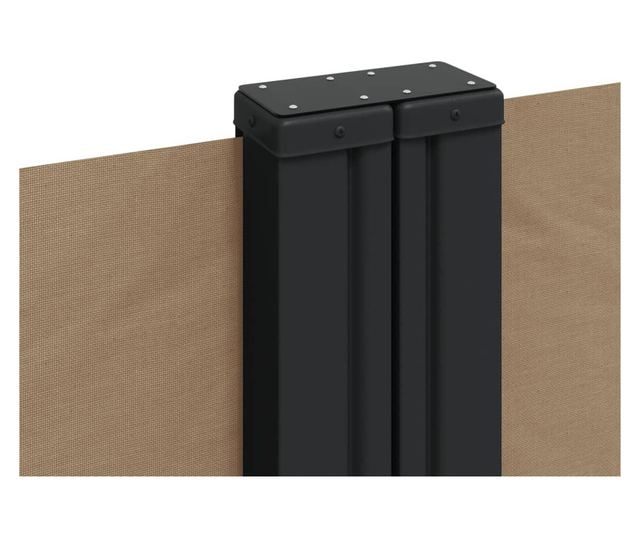 tópszínű behúzható oldalsó napellenző 180 x 1000 cm