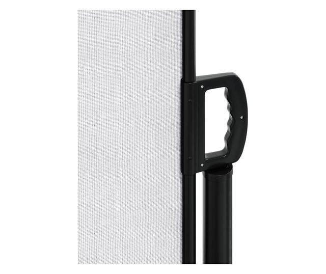 fehér behúzható oldalsó napellenző 140 x 1000 cm