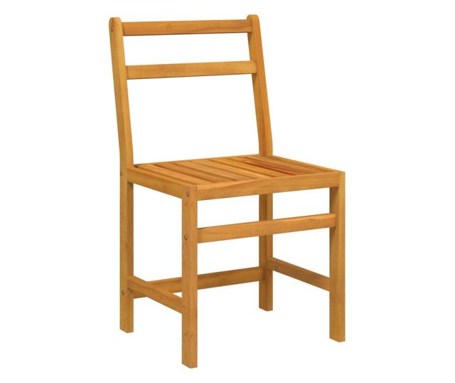 3 részes tömör akácfa erkélygarnitúra