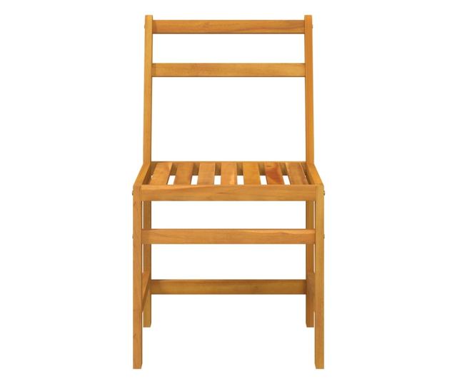 3 részes tömör akácfa erkélygarnitúra