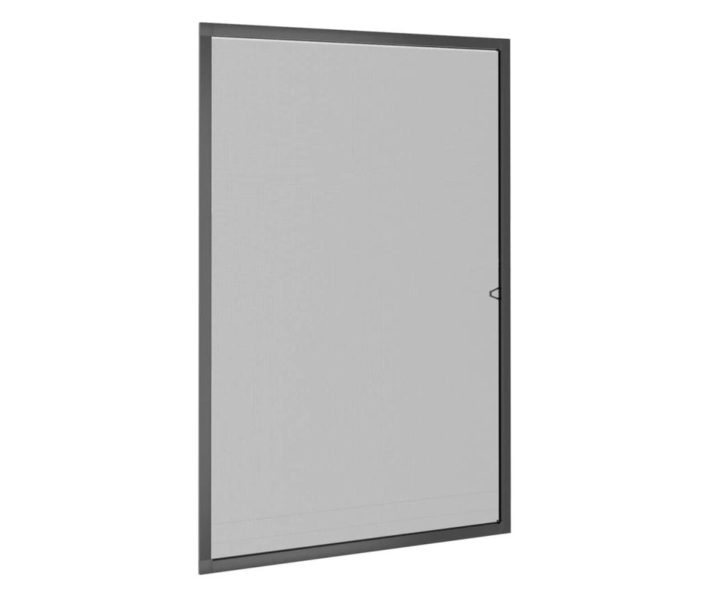 Комарник за прозорци, антрацит, 90x120 см - 2