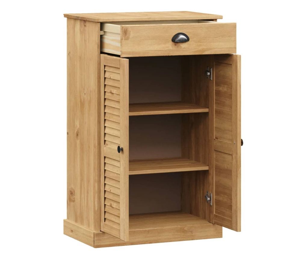 Шкаф за обувки VIGO, 60x35x96 см, масивна борова дървесина - 5