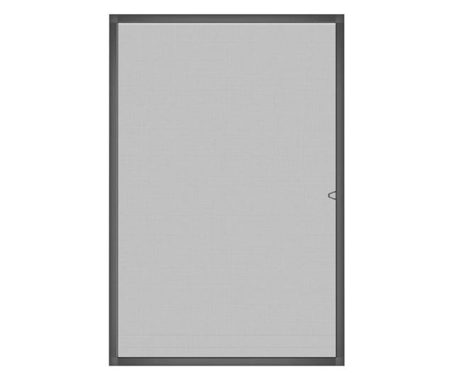 Комарник за прозорци, антрацит, 80x120 см