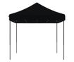 fekete összecsukható felugró rendezvénysátor 410x279x315 cm