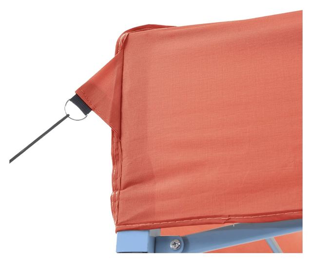 terrakotta összecsukható felugró rendezvénysátor 580x292x315 cm